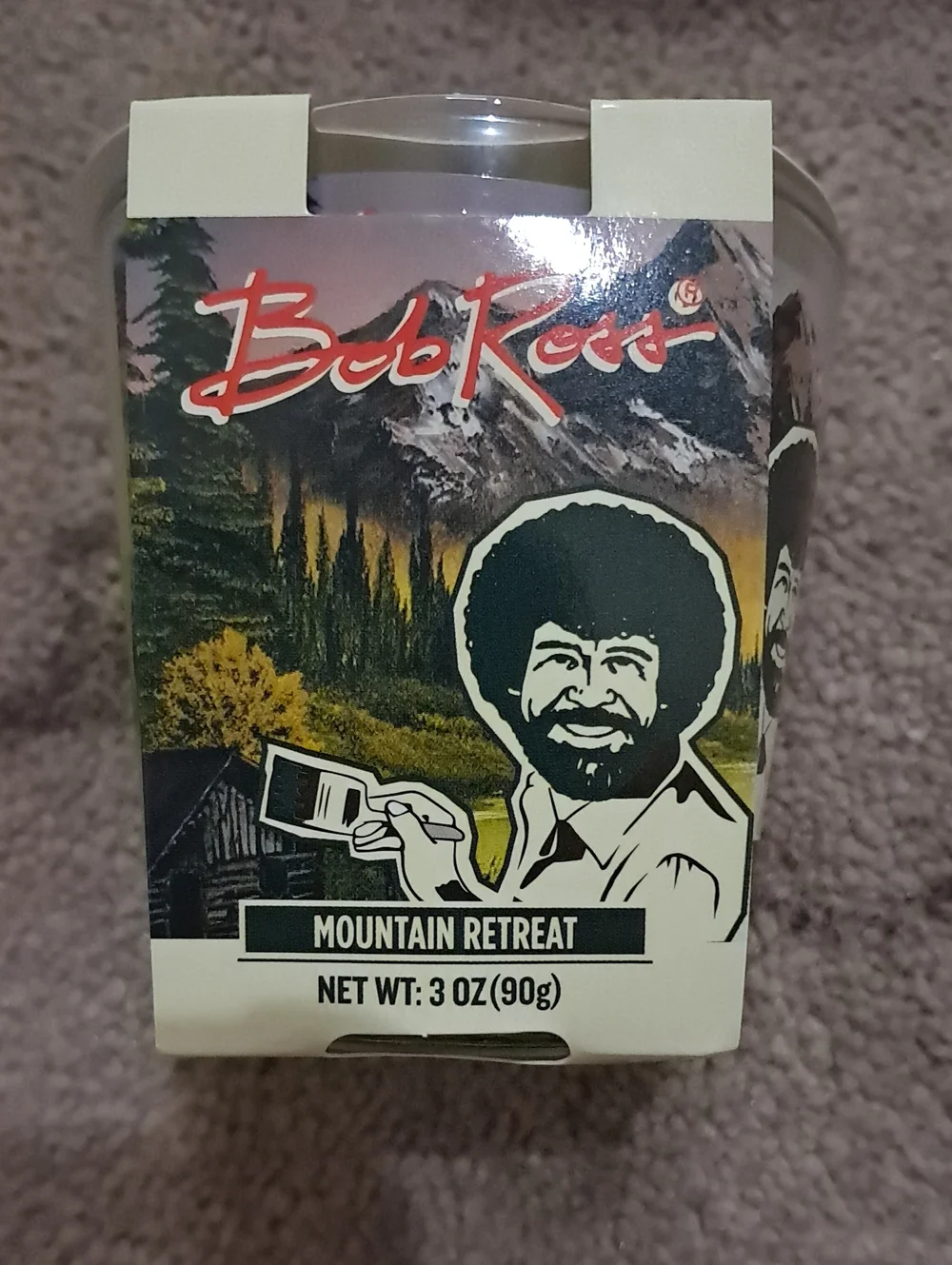 Bob Ross Mountain Retreat Bath & Body Candle - Green